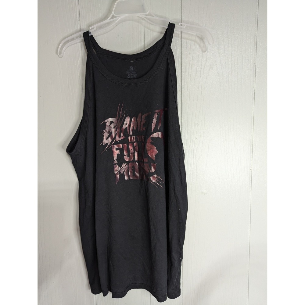 Universal Studios Halloween Horror Nights Blame it on the full Moon 3XL tank top